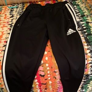Adidas sweatpants, great for soccer